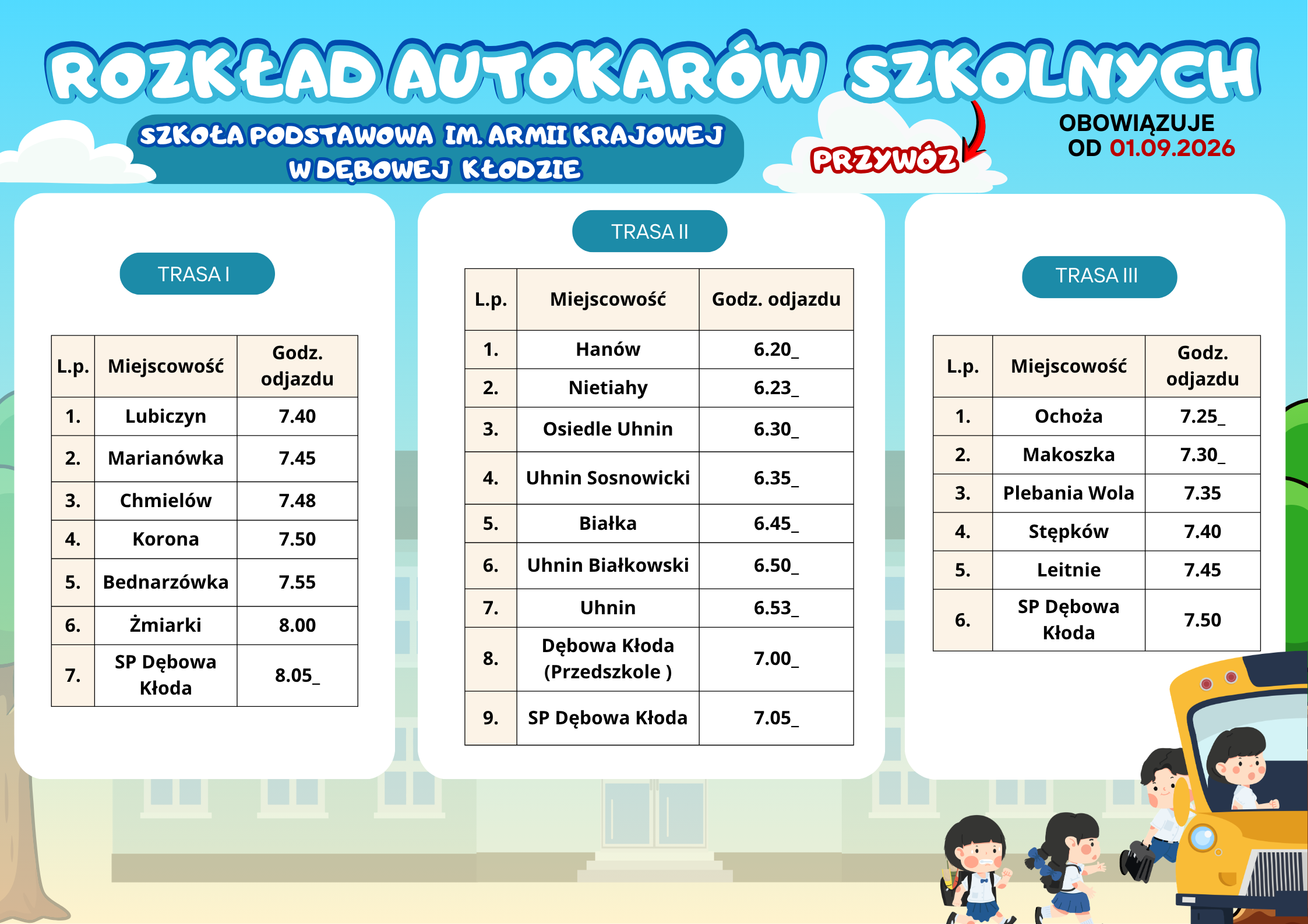 ROZKŁAD 8